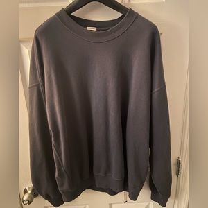 Abercrombie & Fitch oversized gray sweatshirt